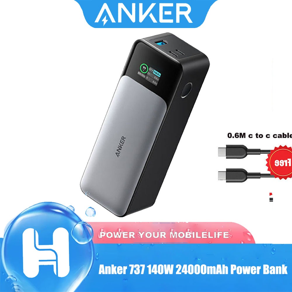 Anker 737 140W 24000mAh Power Bank รุ่นที่สอง PowerCore 24000mAh 140W Power Pack