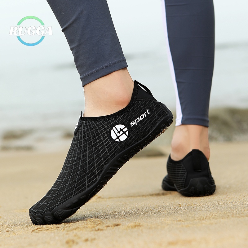 RUGGA Unisex Aqua รองเท้ายางรองเท้าชายหาดกันลื่น Pool River Barefoot Slip บนรองเท้าน้ําสําหรับว่ายน้ํา Seaside Surfing