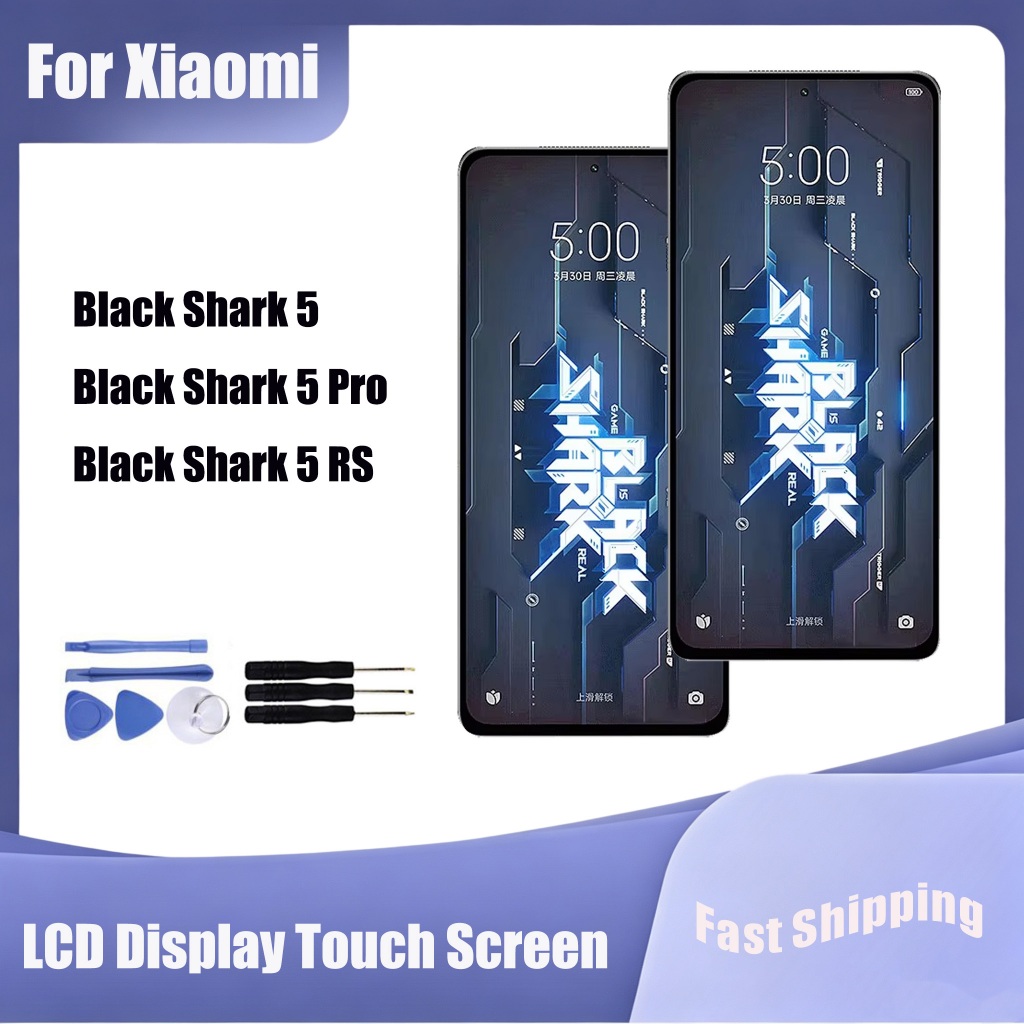 สําหรับ Xiaomi Black Shark 5 5 Pro 5 RS จอแสดงผล LCD Touch Screen Digitizer Assembly Replacement