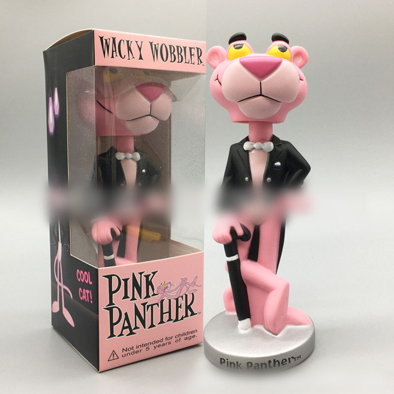 18 ซม.Pink Panther คําสารภาพ Series รถสั่น FigurineToys ตุ๊กตาน่ารักอะนิเมะรูปเครื่องประดับของขวัญ