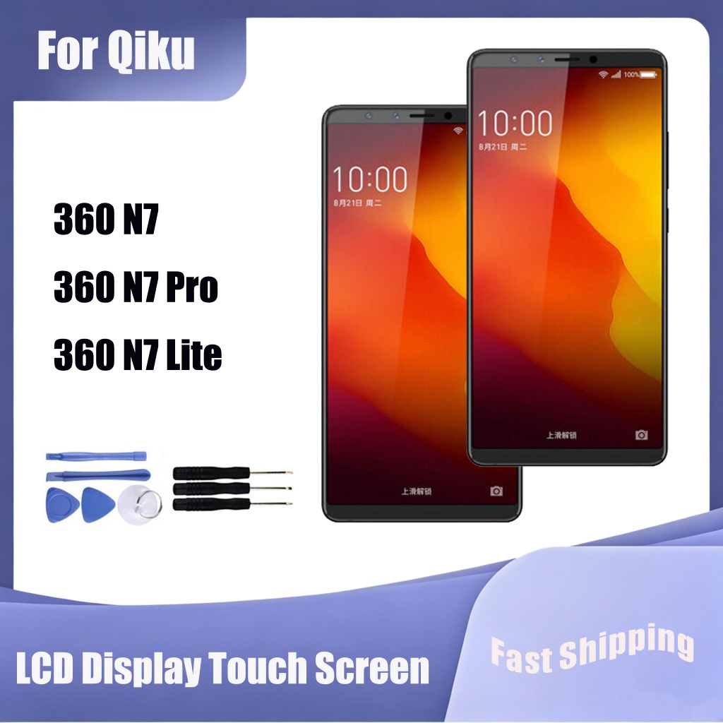 สําหรับ Qiku 360 N7 1807-A01 N7 Lite 1803-A01 N7 Pro 1809 จอแสดงผล LCD Touch Screen Digitizer Assemb