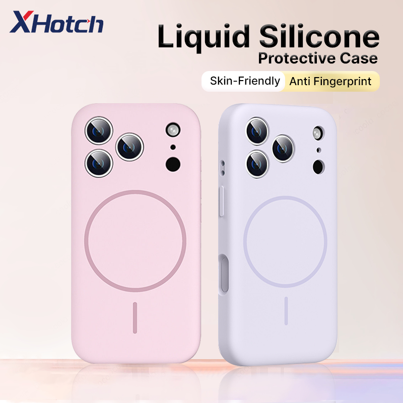XHotch Precision Hole Liquid Magnetic Phone Case สําหรับ iPhone 18 17 16 15 14 Pro Max Featuring AI 