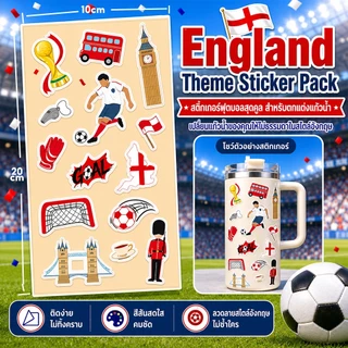 [✅พร้อมส่ง-ส่งไว] MODOFO สติกเกอร์ฟุตบอลโลก 2026 กันน้ำ World Cup Football Sticker เนื้อเหนียว สีสด ส่งไว ติดแก้วน้ำ กระเป๋าเดินทาง