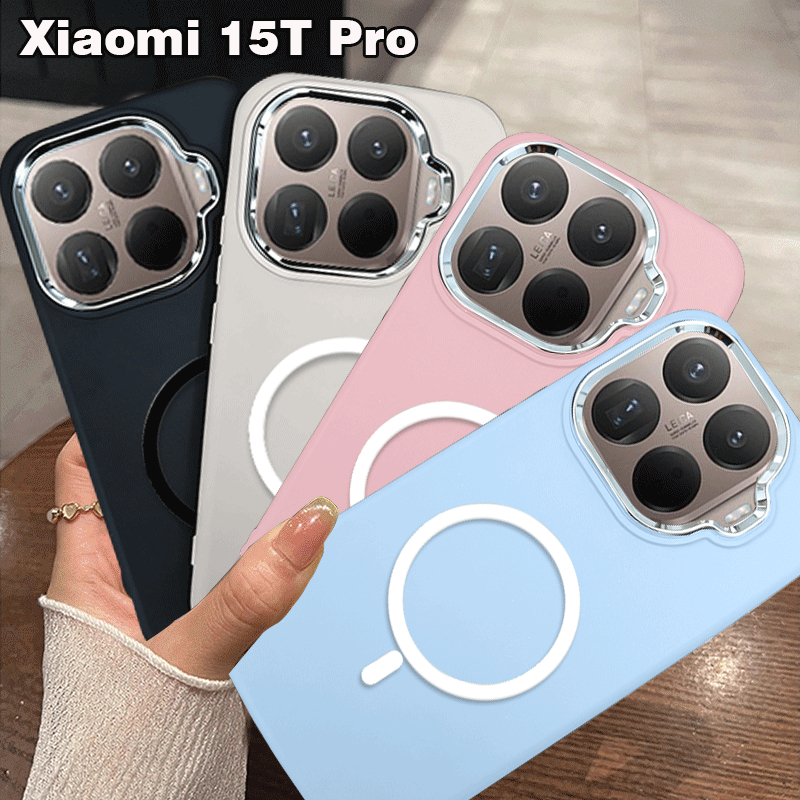 ไร้สายแม่เหล็ก Minimalist Pure Case Xiaomi 15 15T 14T 13T 12T 13 11 Lite Pro 4G 5G ปลอก Anti Drop Protection Cover