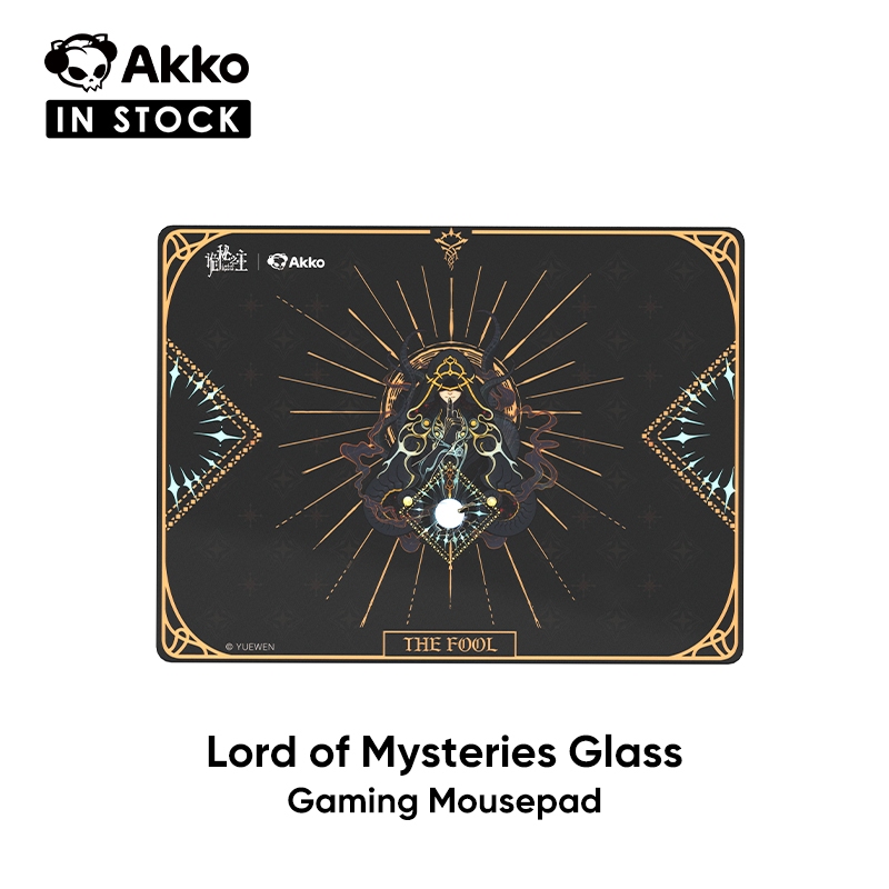 Akko Lord of Mysteries Glass Gaming Mousepad 300mm x 400mm