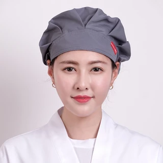 หมวกเชฟ ผ้าฝ้ายแท้ ป้องกันน้ำมัน ป้องกันควัน ป้องกันผมร่วง ถูกสุขอนามัย หมวกทำงานครัวและร้านอาหาร