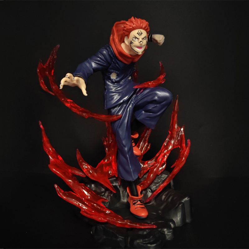17 ซม.ญี่ปุ่นอะนิเมะ Jujutsu Kaisen รูป Ryomen Sukuna Itadori Yuji King of Curses PVC Action รูปปั้นเดสก์ท็อปตกแต่งคอลเลกชันตุ๊กตาของเล่น