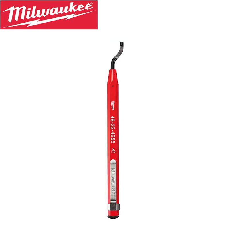 Milwaukee 48224255 Reaming ปากกาทนทาน Anti Slip คลิป Deburring สําหรับท่อทองแดง PVC โลหะทั้งหมดเครื่องมือ