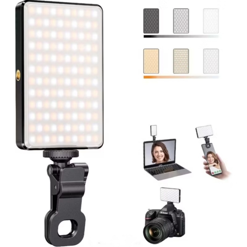 LED Selfie Light โทรศัพท์เติมแสง 120 LED 3000mAh ชาร์จแบบพกพาวิดีโอสําหรับ Tiktok Vlog Video Confere