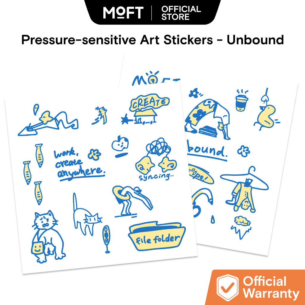 MOFT Pressure-sensitive Art Stickers - Unbound