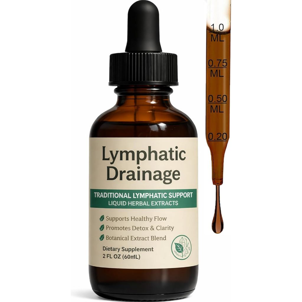 Aacnr Lymphaire หยดระบายน้ําน้ําเหลือง, อุปกรณ์พยุงสมดุลของเหลวสมุนไพร, รองรับระบบน้ําเหลือง, ระบบภูมิคุ้มกัน & สุขภาพทั่วไป, มังสวิรัติ & ไม่ใช่จีเอ็มโอ, 2 ออนซ์ (1)
