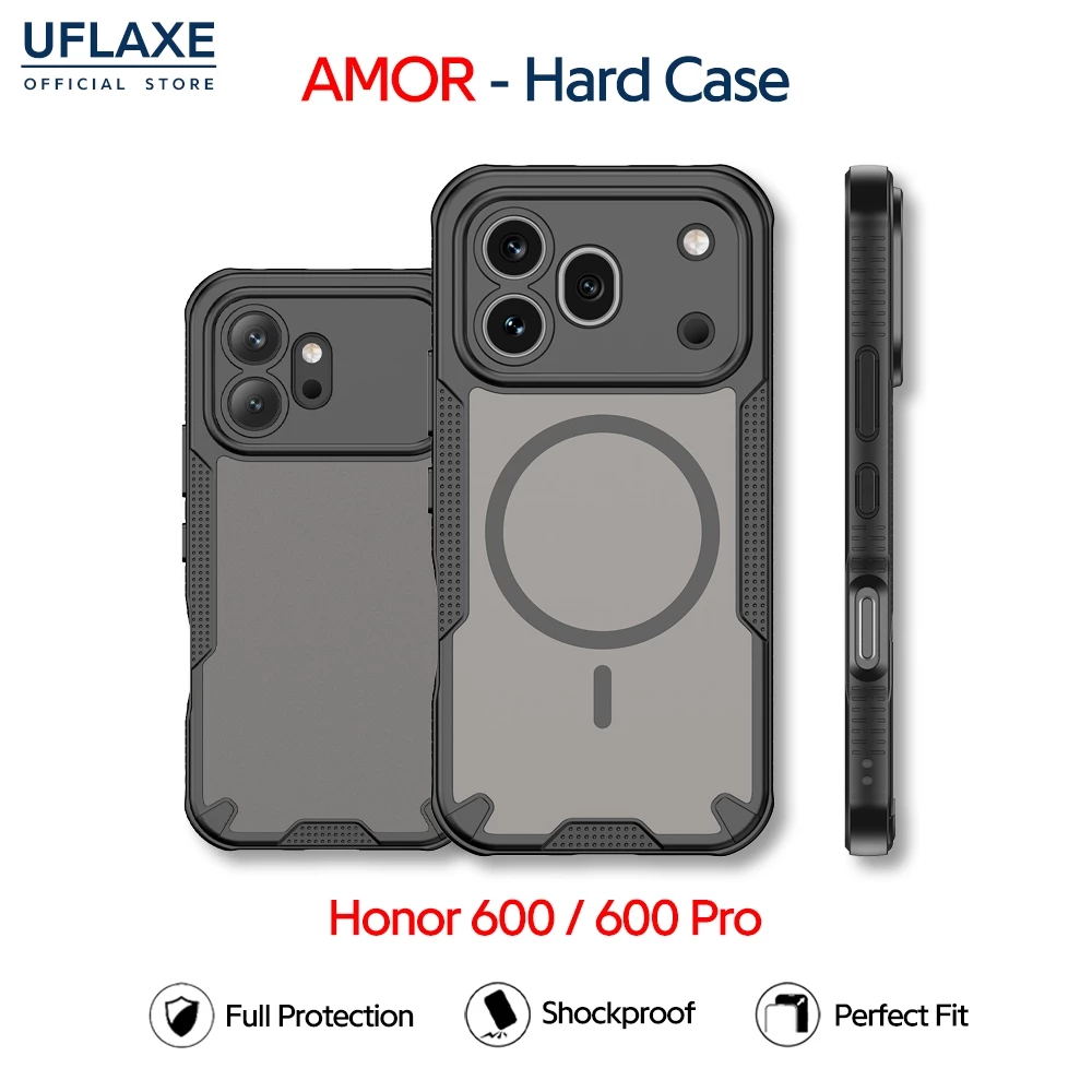 UFLAXE AMOR - เคส Honor 600 / Honor 600 Pro - เคสแข็งกันกระแทกด้าน เคสโทรศัพท์กันรอยนิ้วมือการปกป้องเต็มรูปแบบ