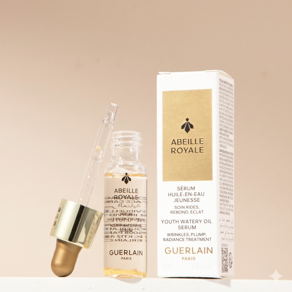[Mini Size] Guerlain Abeille Royale Youth Watery Oil 5ml - Travel Size Sample, Deep Recovery & Plumping Serum