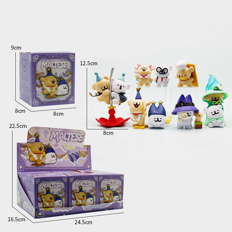 8 ชิ้น 12.5 ซม.FUNISM Maltes Magic ผจญภัยทีม Series อินเทรนด์ Figurines การ์ตูน Merchandise ของเล่นเด็ก Surprise ของขวัญ