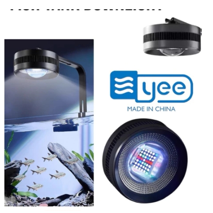 【จัดส่ง 24 ชั่วโมง】YEE LED Full spectrum fish tank downlight มีขาแขวน 35/55 W hogh power ทรงกลม ครบ สเปกตรัม แสงขาว ไฟ Hillstream ไม้น้ำ
