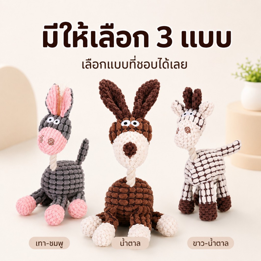 สัตว์เลี้ยงของเล่นสุนัขเคี้ยวเสียงของเล่นสนุกลาทนทานเคี้ยวกรามสัตว์เลี้ยงของเล่นตุ๊กตาโต้ตอบของเล่นสุนัข