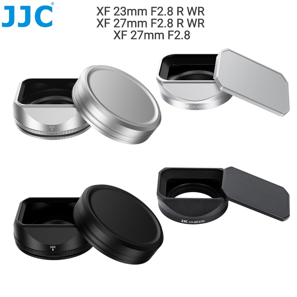 JJC Lens Hood สำหรับ Fujifilm XF 23mm F2.8 R WR XE5 X-E5 Kit/ XF 27mm F2.8 R WR XE4 X-E4 Kit เลนส์ฮู