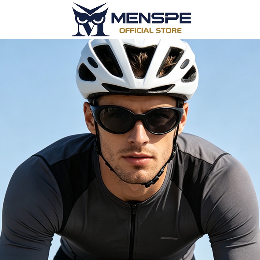 MENSPE ผู้ชายกันแดด TAC ขับรถโพลาไรซ์กีฬากลางแจ้ง UV400 แว่นตาน้ําหนักเบาแว่นตากันแดด Clean Vision ขี่จักรยานขี่แว่นตาวิ่ง