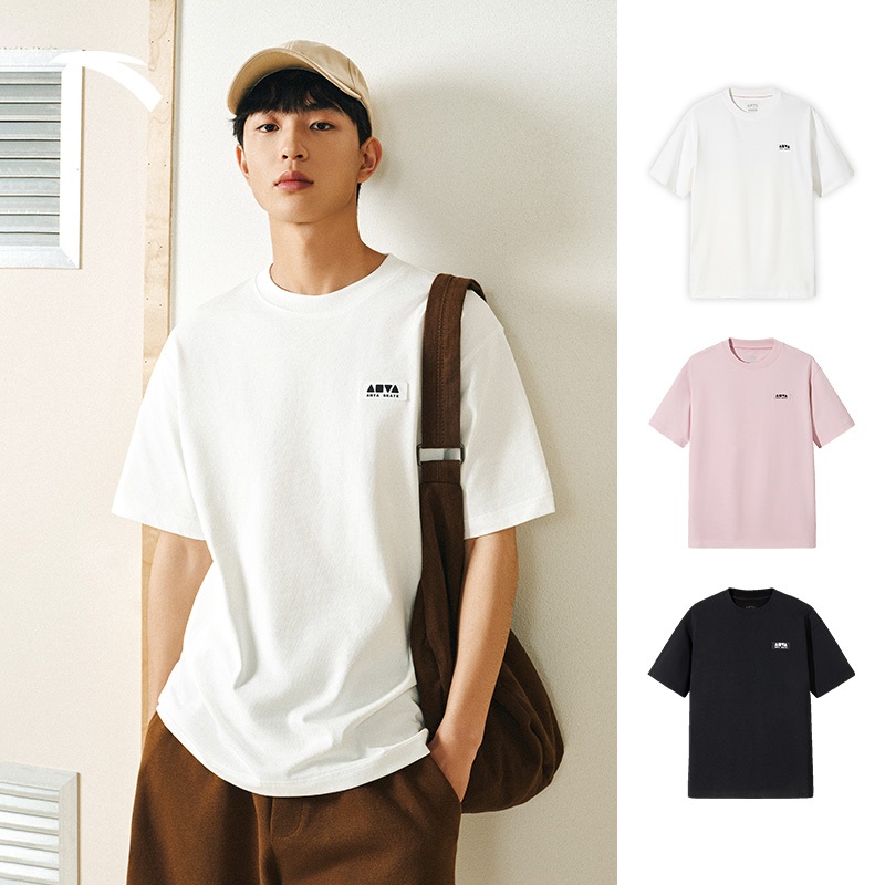 Anta เสื้อยืดลายพิมพ์สไตล์ยูนิเซ็กซ์ แฟชั่นเรียบง่ายทันสมัย แขนสั้น 172528102