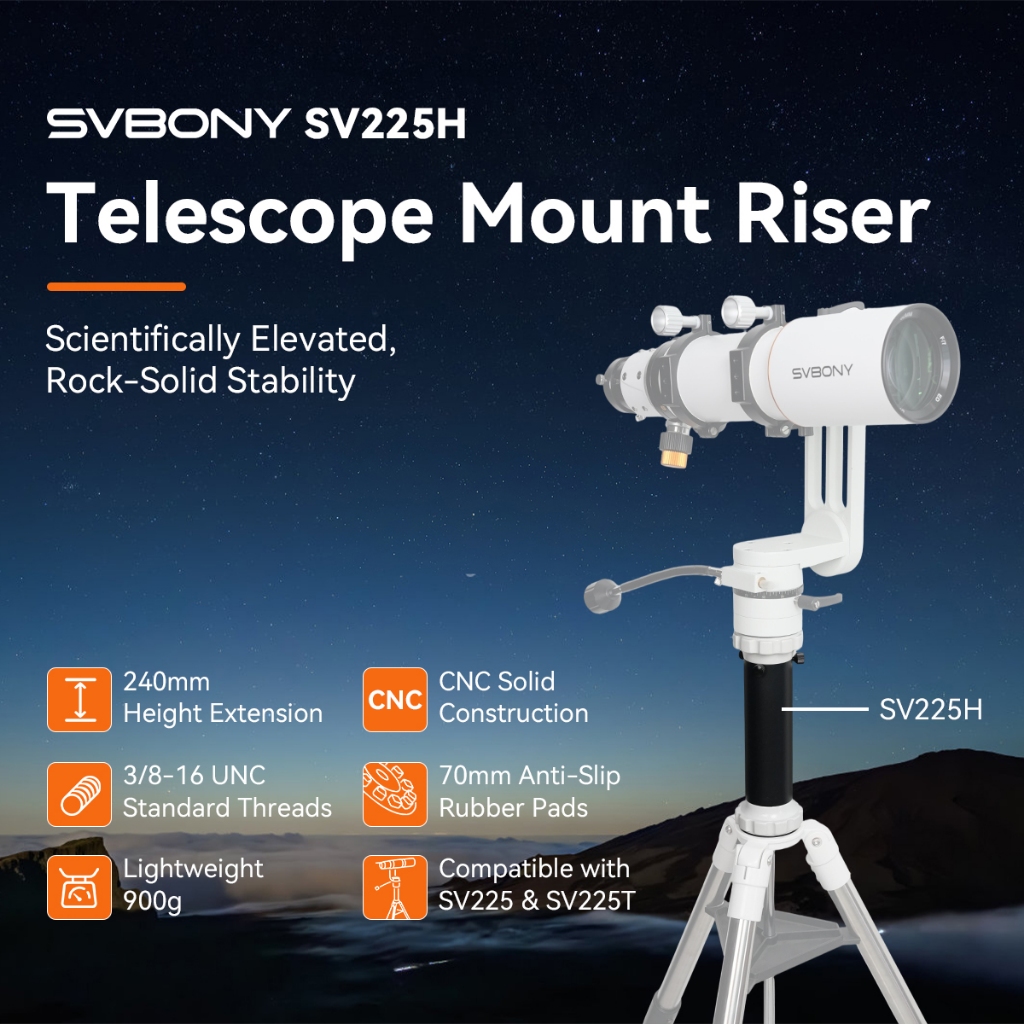 Svbony SV225H กล้องโทรทรรศน์ขาตั้งกล้อง Riser Azimuth Mount Riser