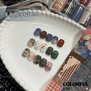 10 ม้วนฟอยล์โอนเล็บ ลายการ์ตูนน่ารัก หรูหรา DIY สติ๊กเกอร์ติด สําหรับเจลและยาทาเล็บ อุปกรณ์ทําเล็บ {ไทย} ฟอยล์ลอกลาย ลอกง่าย ใช้คู่กับกาวลอกฟอยล์น้า