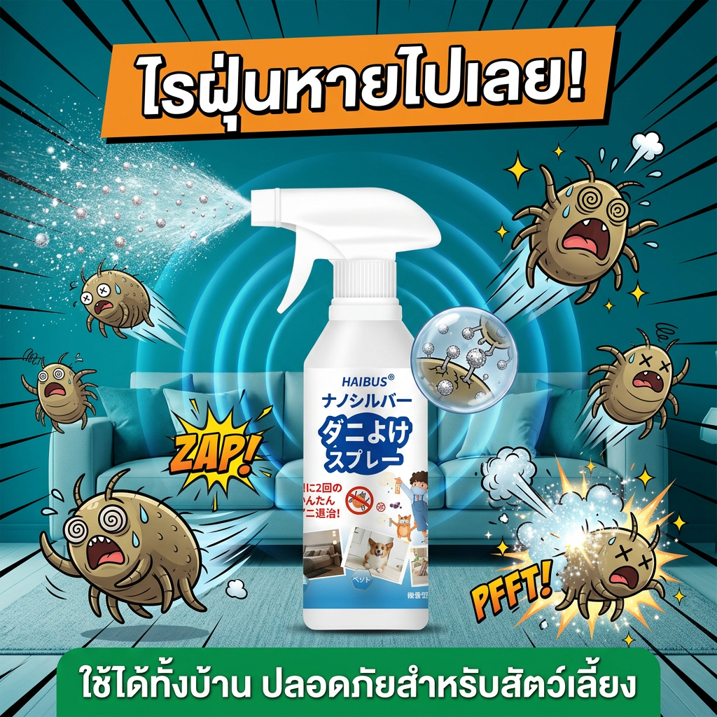 🛏️ซื้อ 1 แถม 1 สินค้าพร้อมส่ง🛏️-MM- กำจัดไรฝุ่น สเปรย์กำจัดไรฝุ่น ป้องกันไร ลดอาการภูมิแพ้ กำจัดไรได้อย่างมีประสิทธิภาพ ฉีดฝุ่น