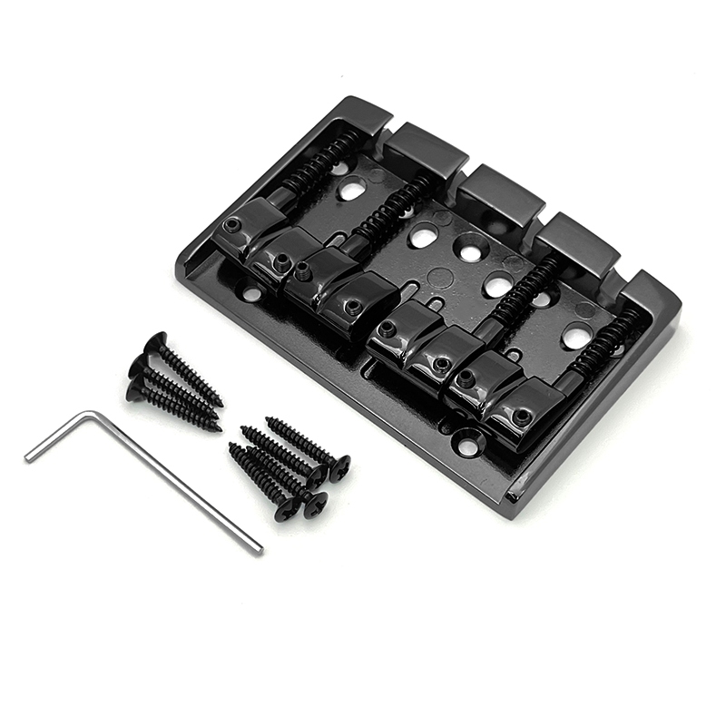 4 String Bass Bridge 84.5x58MM String Body/ด้านล่างผ่าน String Spacing 19MM Bass Fixed Bridge