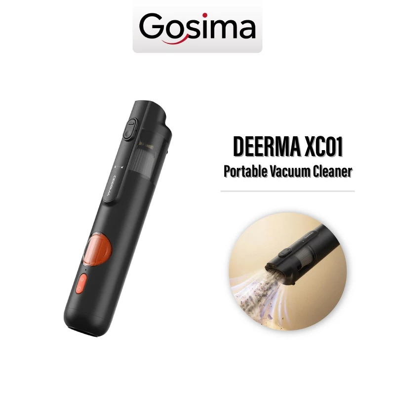 Deerma อเนกประสงค์ 6-in-1 Portable Vacuum Cleaner XC01 เครื่องดูดฝุ่นไร้สาย เครื่องดูดฝุ่นในรถ พกพาสะดวก แรงดูด 7,500Pa น้ำหนักเบา 0.4kg
