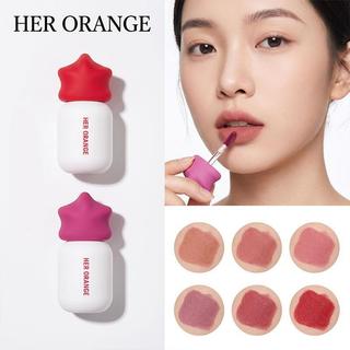 【Buy 1 Take 1】HERORANGE Cute Star Lip Mud, Velvet Matte Smooth Lip Clay, Non Drying Silky Lip Tint for Dry Lips, Premium Frosted Texture Cosmetic Makeup