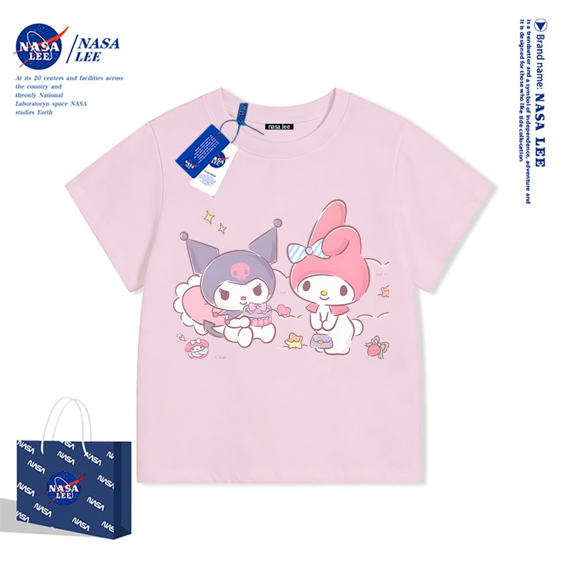 เสื้อเด็ก เสื้อคู่กูลอมี่ มาลี สีชมพู ตัวการ์ตูนซานริโอ น่ารัก ใส่สบาย ฤดูร้อน 2026