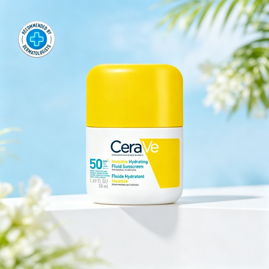 CeraVe SPF 50 ครีมกันแดดพร้อมเซราไมด์ | ไม่เหนียวเหนอะหนะ สูตรไม่ขาวหล่อ