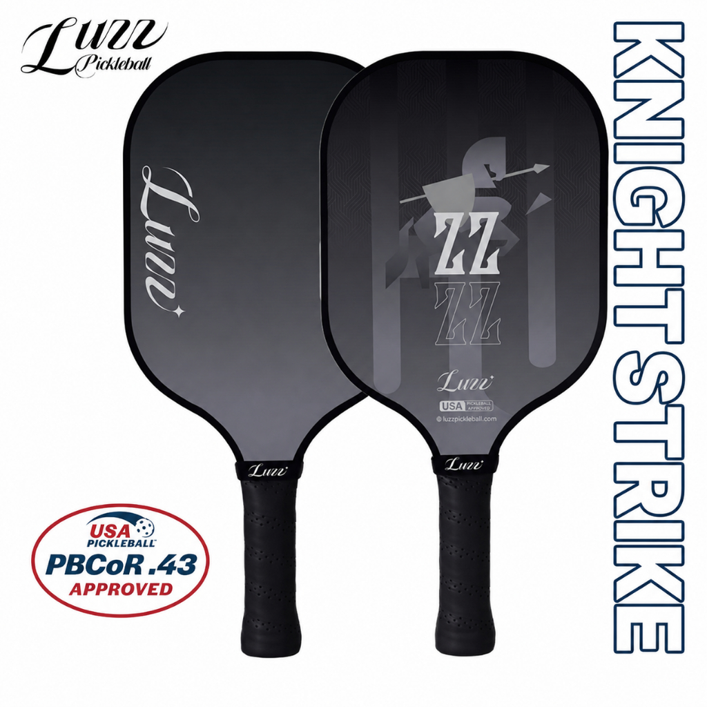 Luzz Pickleball Paddle KnightStrike คาร์บอนไฟเบอร์ 16 มม. Pickleball Paddle T700 USAPA ได้รับการอนุมัติ Pickleball Racket เริ่มต้น