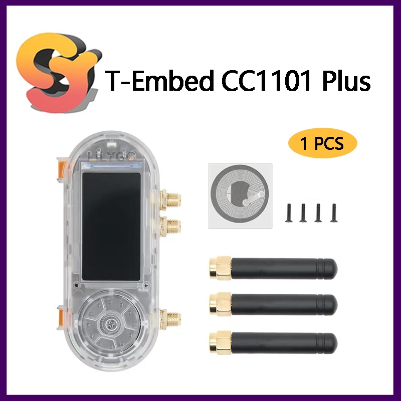 [จัดหาสต็อกพร้อม] บอร์ดพัฒนา T-Embed CC1101 Plus พร้อมเสาอากาศ ESP32-S3-1.9 นิ้วโมดูล LCD PN532