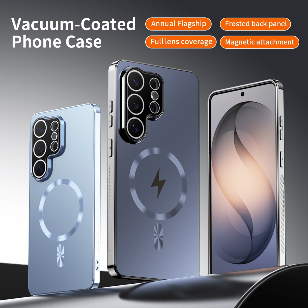 SAMSUNG สําหรับSamsung S26 S25 Plus S25 FE Matte Frostedแม่เหล็กสําหรับGalaxy S26 Ultra S25 Ultra S2