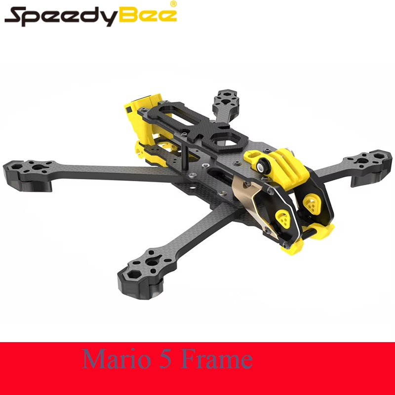 SpeedyBee Mario 5 กรอบ DC/XH คาร์บอนไฟเบอร์สําหรับ FPV Drone DJI O3/O4 PRO