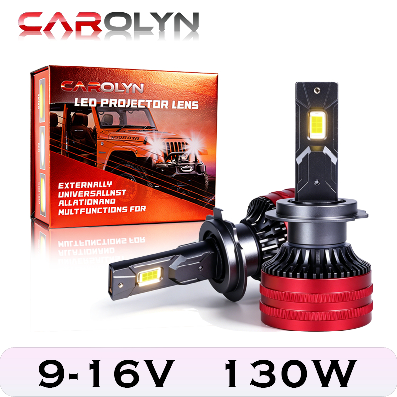 CAROLYN H4 H7 LED Mobil 16000LM Mini ขนาดถอดรหัส Plug & Play CSP ชิป IP68 กันน้ํา Lampu Depan