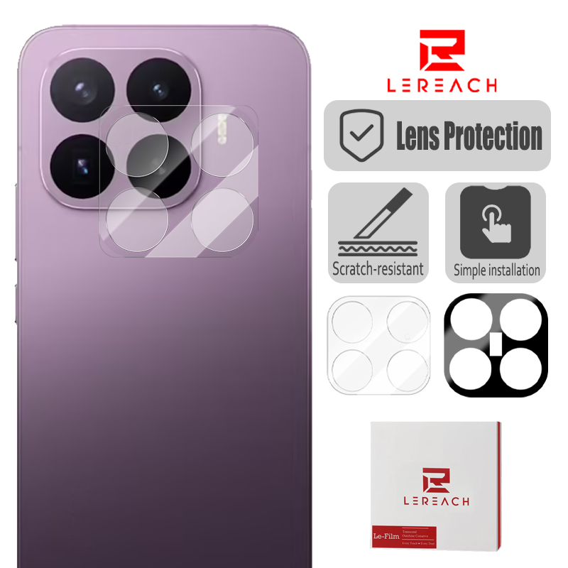 Lereach สําหรับ Xiaomi 17T Pro 15T Pro เลนส์กล้องโทรศัพท์ 1-2 ชิ้น HD กระจกนิรภัยใสติดตั้งง่าย