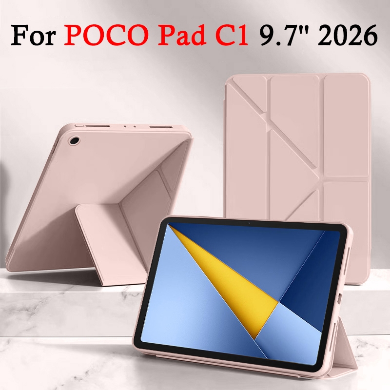 สําหรับ Xiaomi POCO Pad C1 9.7 2026 4G พับการเปลี่ยนรูป Stent แท็บเล็ตกันกระแทก