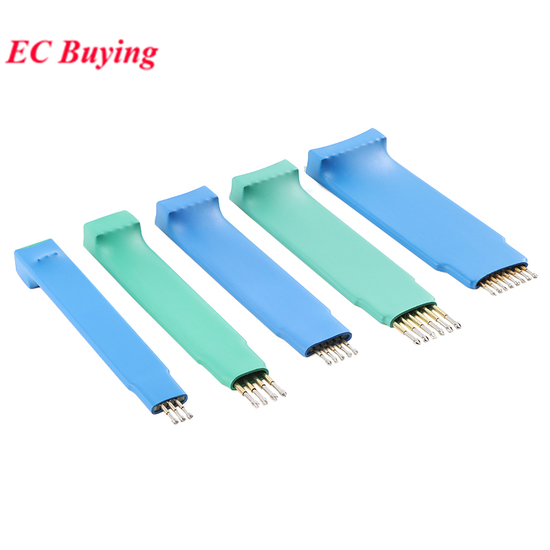 Pogo Pin Test Probe โมดูล 3P 4P 5P 6P 8P 2.0 มม.2.54 มม.สายการเขียนโปรแกรมสําหรับ STC STM32 STM8