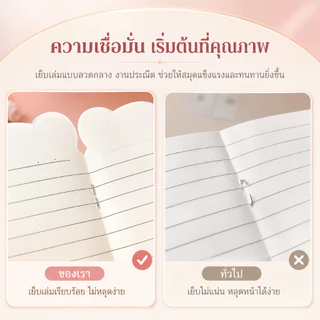 สมุดโน้ต สมุดบันทึก สมุดจดศัพท์ ไดอารี่ ปกอ่อน ลายการ์ตูนน่ารัก A00034
