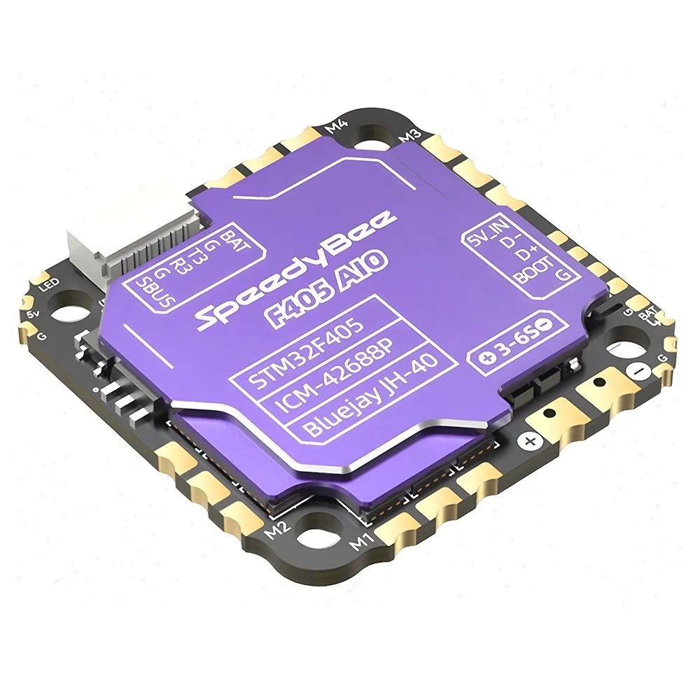 SpeedyBee F405AIO 40A Integrated Flight Control Blue-Jay 3-6S FPV Model Aircraft