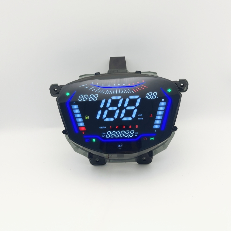 สําหรับ Yamaha Ex150 2019-2025 Exciter 150 V2 Plug and Play รถจักรยานยนต์ LED Digital Meter รถจักรยานยนต์ Speedometer ODO