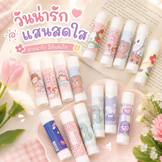 กาวแท่ง ปากกากาว กาวใส กาวติดกระดาษ ลายน่ารัก เครื่องเขียนนักเรียน A00042