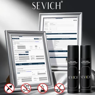 Sevich สเปรย์คอนซีลเลอร์ ป้องกันผมร่วง แบบหนา กันน้ํา สีดํา 120 มล.