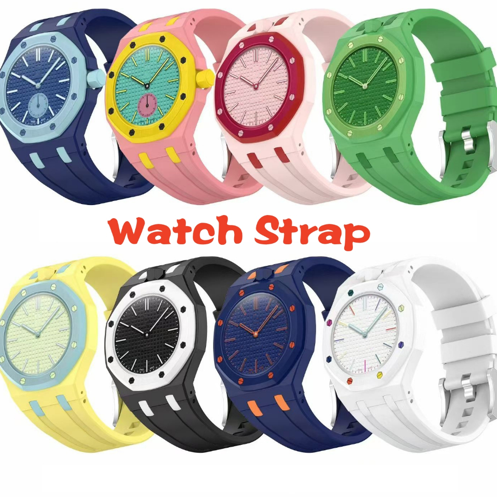 สายซิลิโคน Swatch Swatch ที่ใช้งานได้ AP Royal Pop Joint Pocket Watch สายรัดข้อมือ