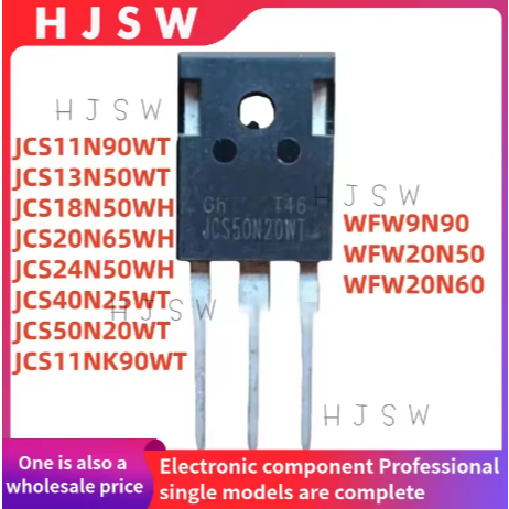 5PCs JCS11N90WT JCS13N50WT JCS20N65WH JCS18N50WH JCS24N50WH JCS40N25WT JCS50N20WT JCS11NK90WW WF9WWW