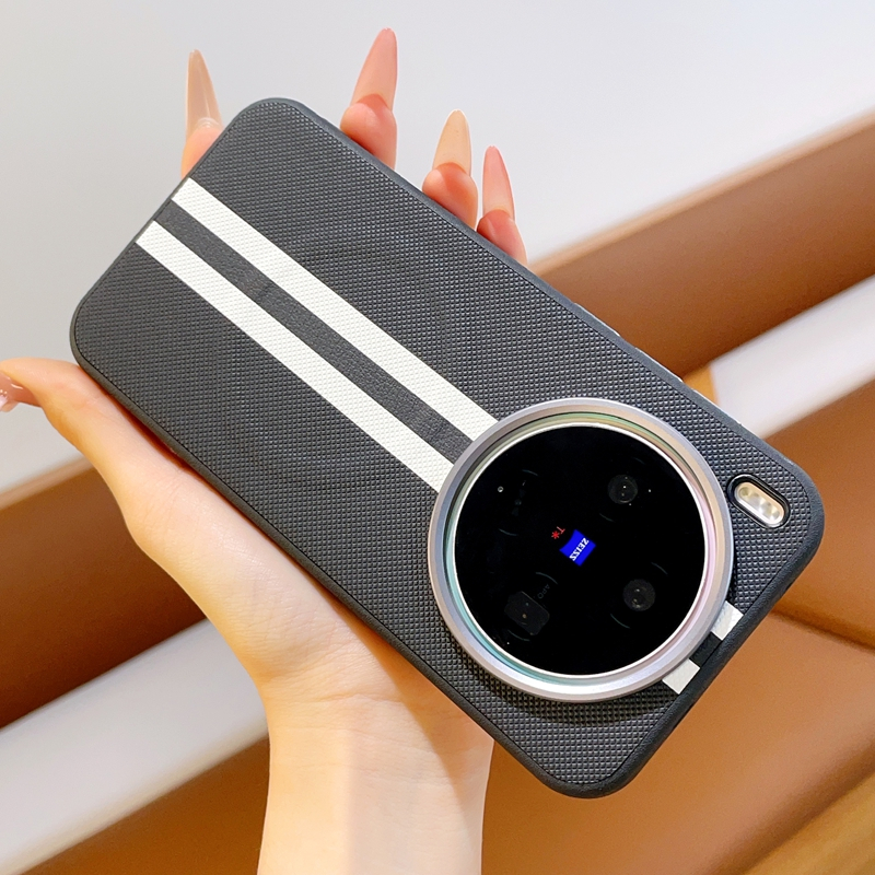 เคสแม่เหล็กสําหรับ Vivo X300S X200 X300 Pro X300 Ultra Casing แฟชั่น Rrack Line Design Matte หนัง Ha