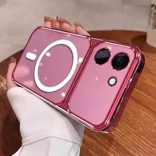 เคสสําหรับ VIVO Y03 Y03T Y36 Y18 4G ความงามซิลิโคนระดับไฮเอนด์เคสโทรศัพท์โปร่งใส TPU soft case ฟรีแหวนดูดแม่เหล็ก