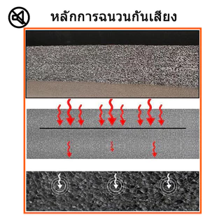 【COD】200×50cmแผ่นซับเสียงรถยนต์ ฉนวนกันเสียงรถยนต์ ลดเสียงรบกวน กันความร้อน สำหรับติดประตูรถ