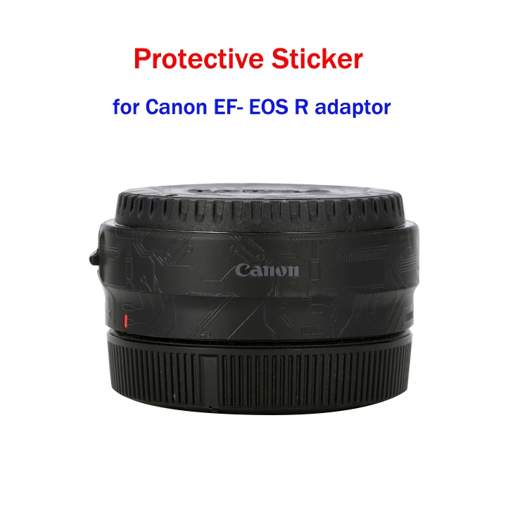 เลนส์กล้องสติกเกอร์ EF-EOS R RF อะแดปเตอร์ Mount แหวนรูปลอกผิวไวนิลห่อฟิล์มสําหรับ Canon EOS R5 R6 R7 R3 R RP R10 R5C EF-EOSR
